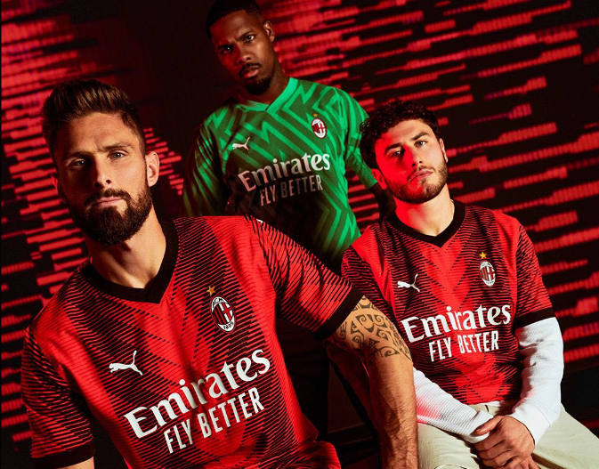 AC Milan release their new home kit