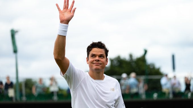 Milos Raonic withdraws from a grass tournament
