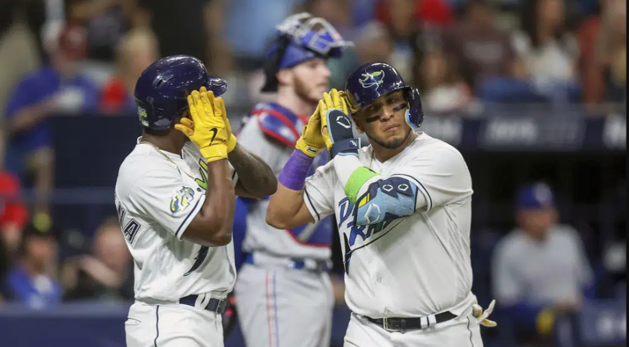 Paredes hits two homers to lead Rays 8-3 over Rangers