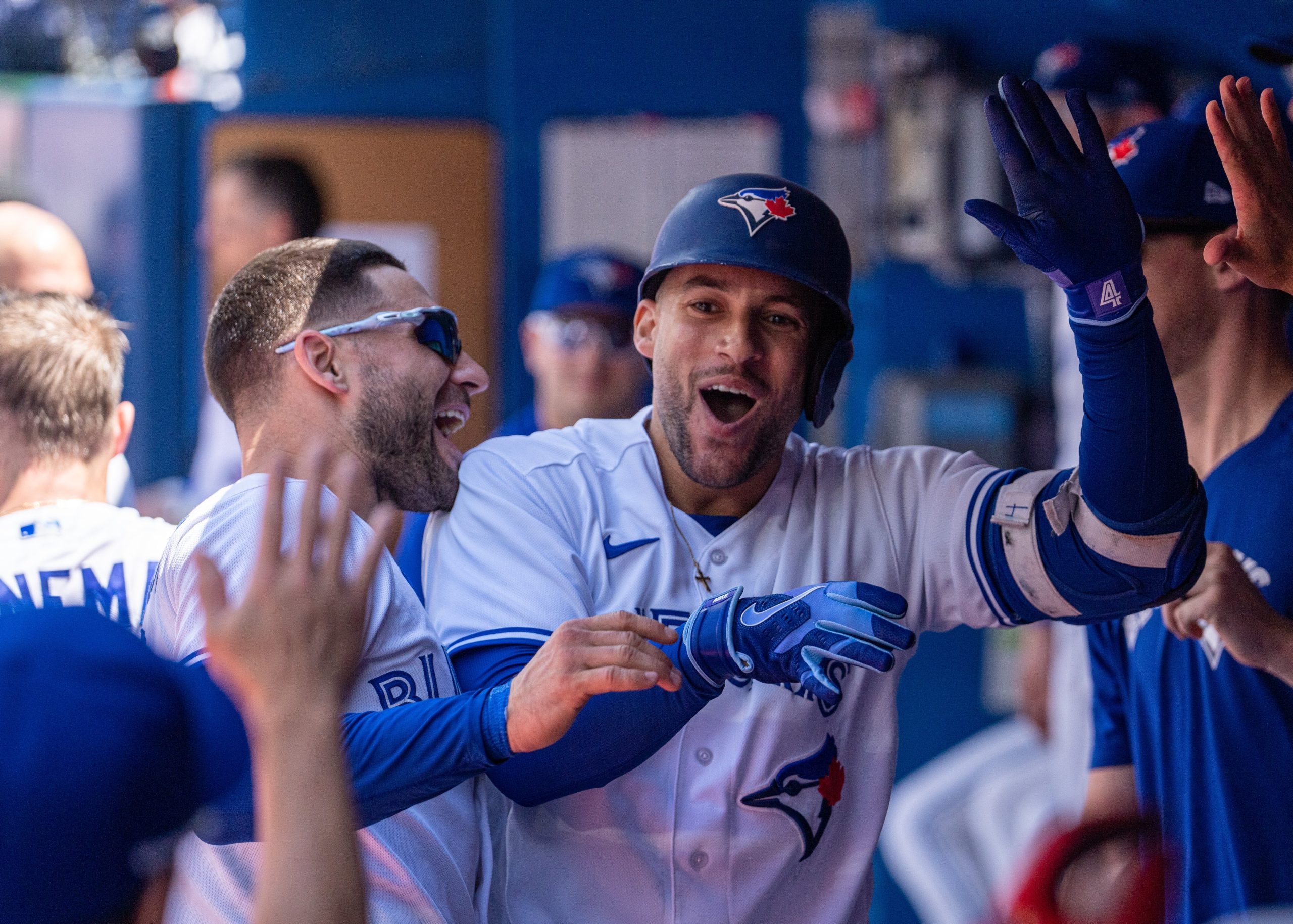 George Springer helps Blue Jays to beat Athletics 12-1