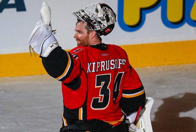 Calgary to retire Kiprusoff’s No. 34 jersey