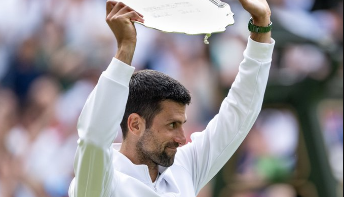 Djokovic praises Alcaraz for 'deserved Wimbledon title' 7