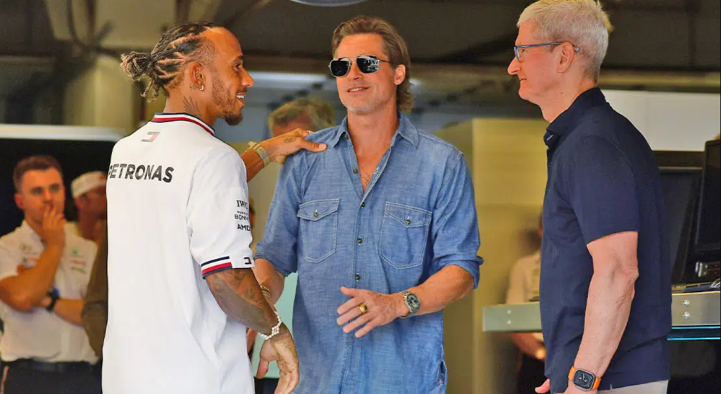 Lewis Hamilton praises Brad Pitt for taking F1 to new heights 22