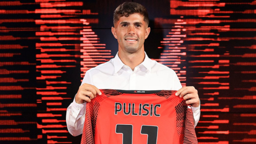AC Milan announced Pulisic transfer