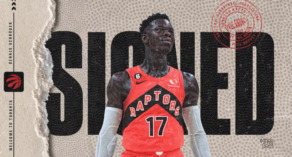 Dennis Schroder signs two-year contract with the Raptors