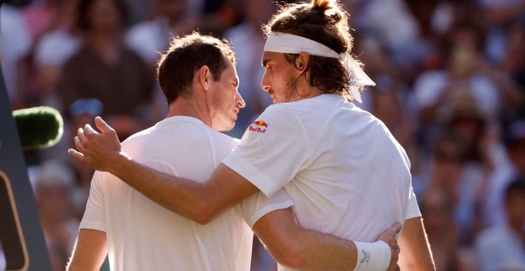 Tsitsipas eliminates Andy Murray with a comeback at Wimbledon 9