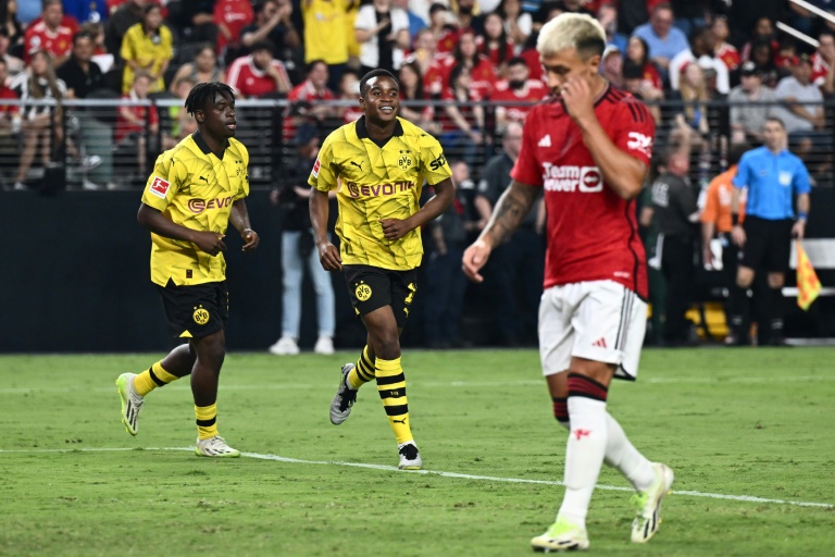 Borussia Dortmund beat Man United 3-2 in Las Vegas