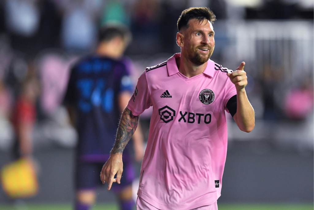 Messi scores again for Inter Miami to reach League Cup 1/2-finals