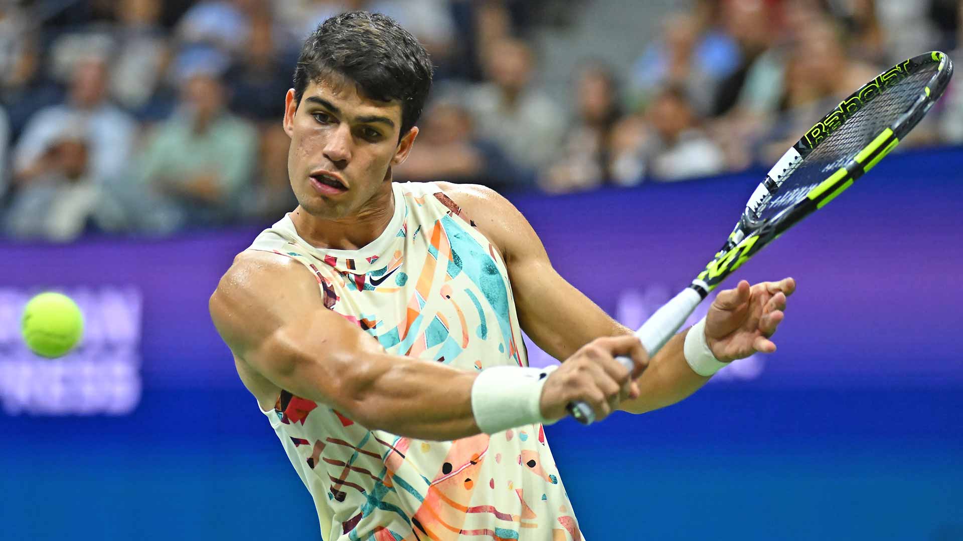 Alcaraz through to the second round in New York as Koepfer retires