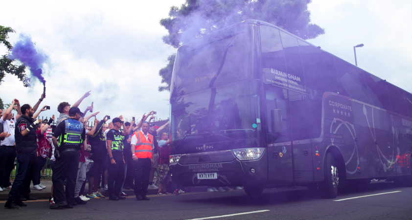 Aston Villa bus struck by brick after victory vs. Burnley