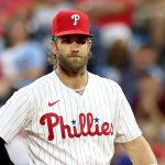 Bryce Harper out of starting lineup with back spasm