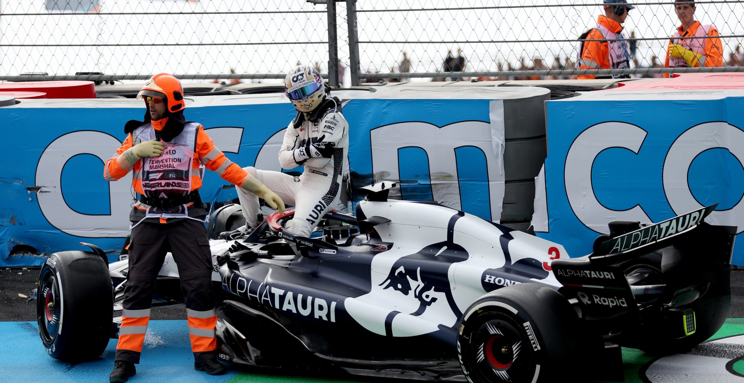 Ricciardo admits he couldn’t do anything to avoid the accident