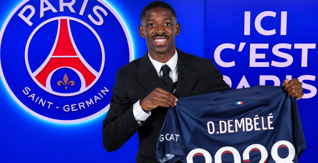 Official: PSG announces Dembele deal