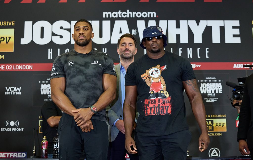 Joshua-Whyte fight cancelled for controversial drug test 12
