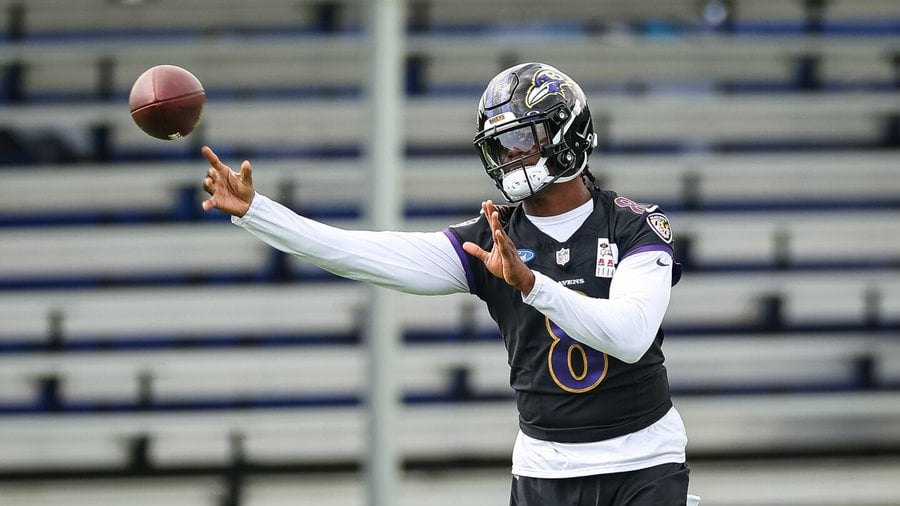 Harbaugh: Jackson is throwing the ball great