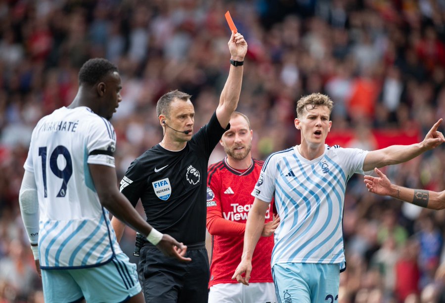 Nottingham lodge complaint over referees in Man. United match