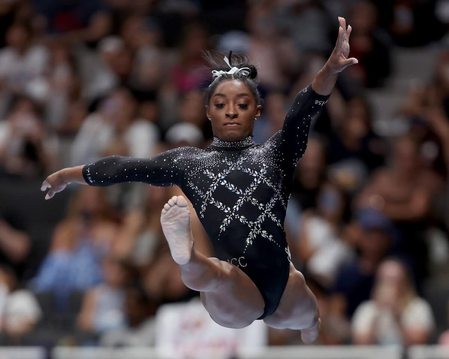 Biles triumphs with record 8th national title 9