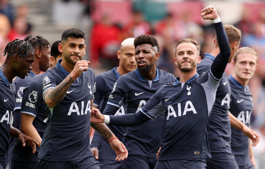 Tottenham draw 2-2 against Brentford in 1st match without Kane