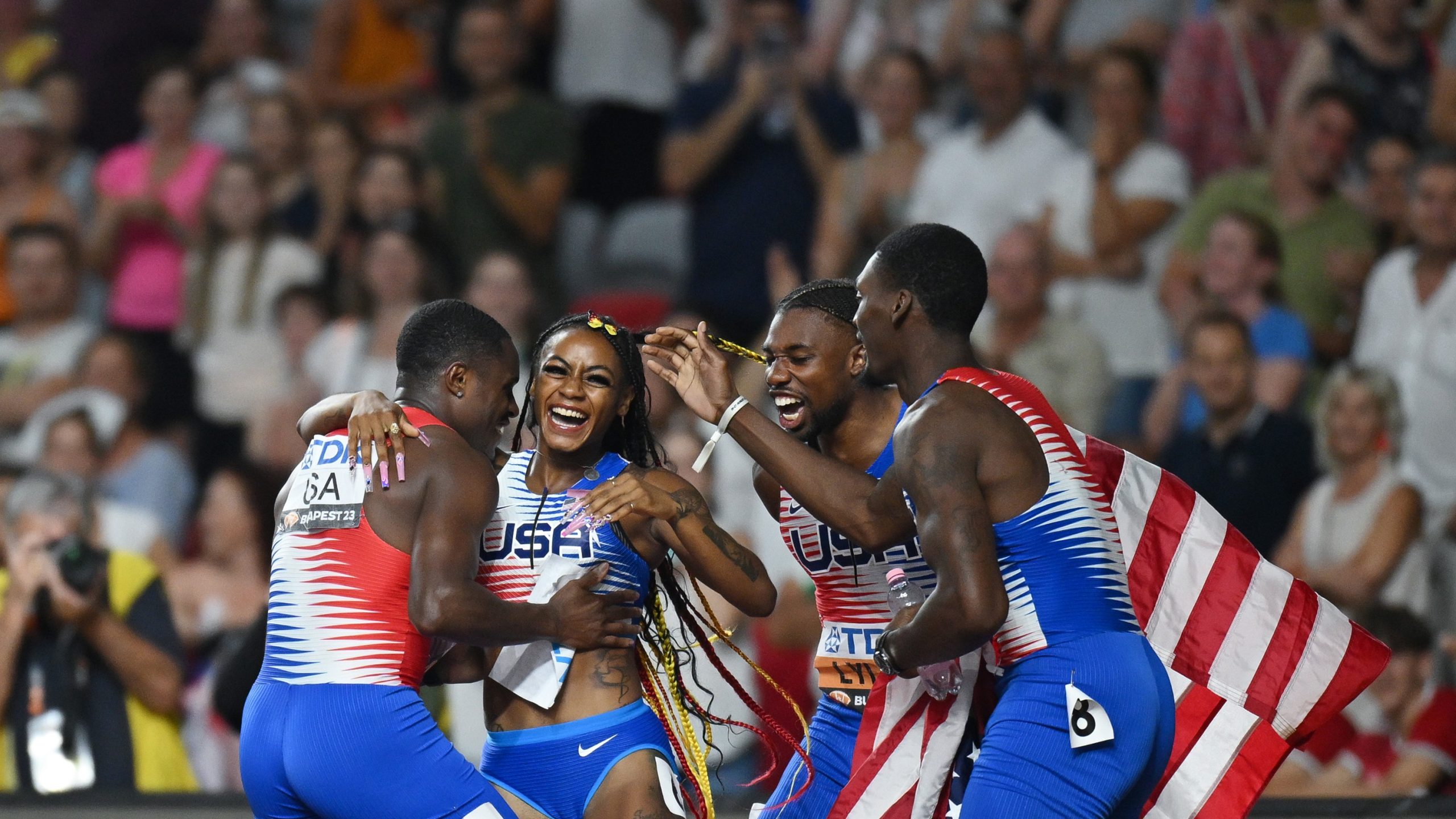 USA take double gold medals in sprints