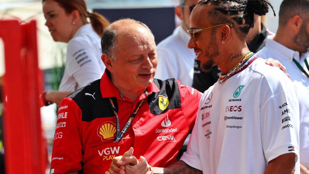 Ferrari team boss says he speaks to Hamilton at every race