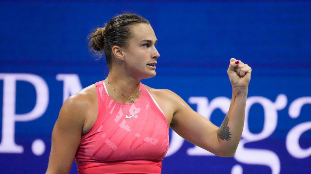 Sabalenka says she curses at her team to blow off steam