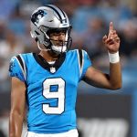 Panthers quarterback Young to start against Vikings