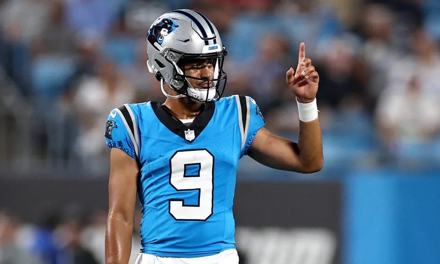 Reich: Panthers QB Bryce Young on track to play Sunday vs Vikings