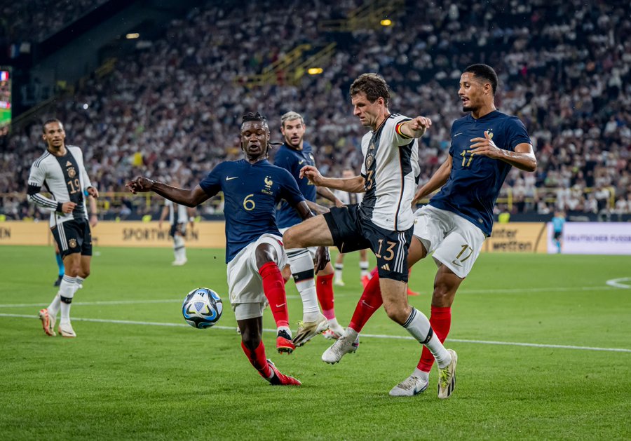 Germany beat France 2-1 in 1st match without Flick