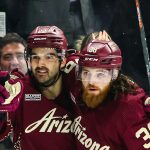 Coyotes rout Blackhawks 8-1 with Carcone’s hat trick