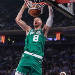 Porzingis ‘bites’ his former team as Celtics beat Knicks 108-104