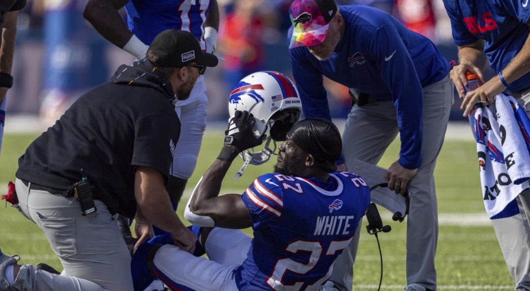 Bills fear a torn Achilles for star CB Tre'Davious White