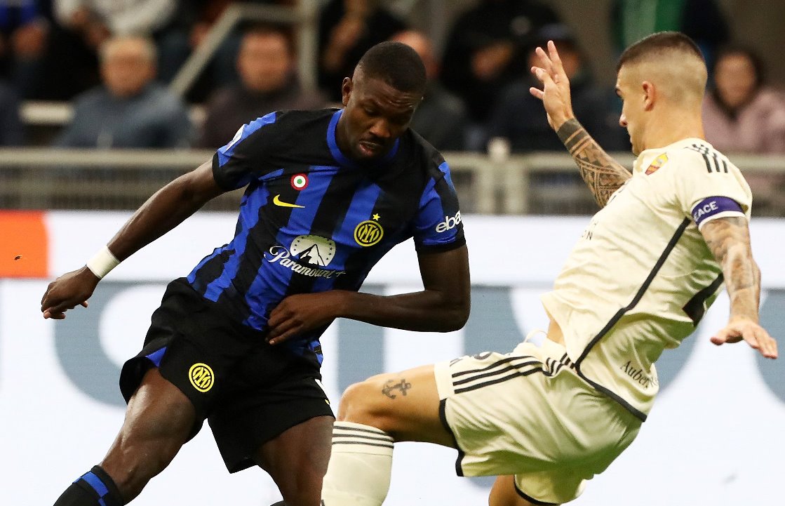 Thuram keeps Inter on top with late winner vs Roma