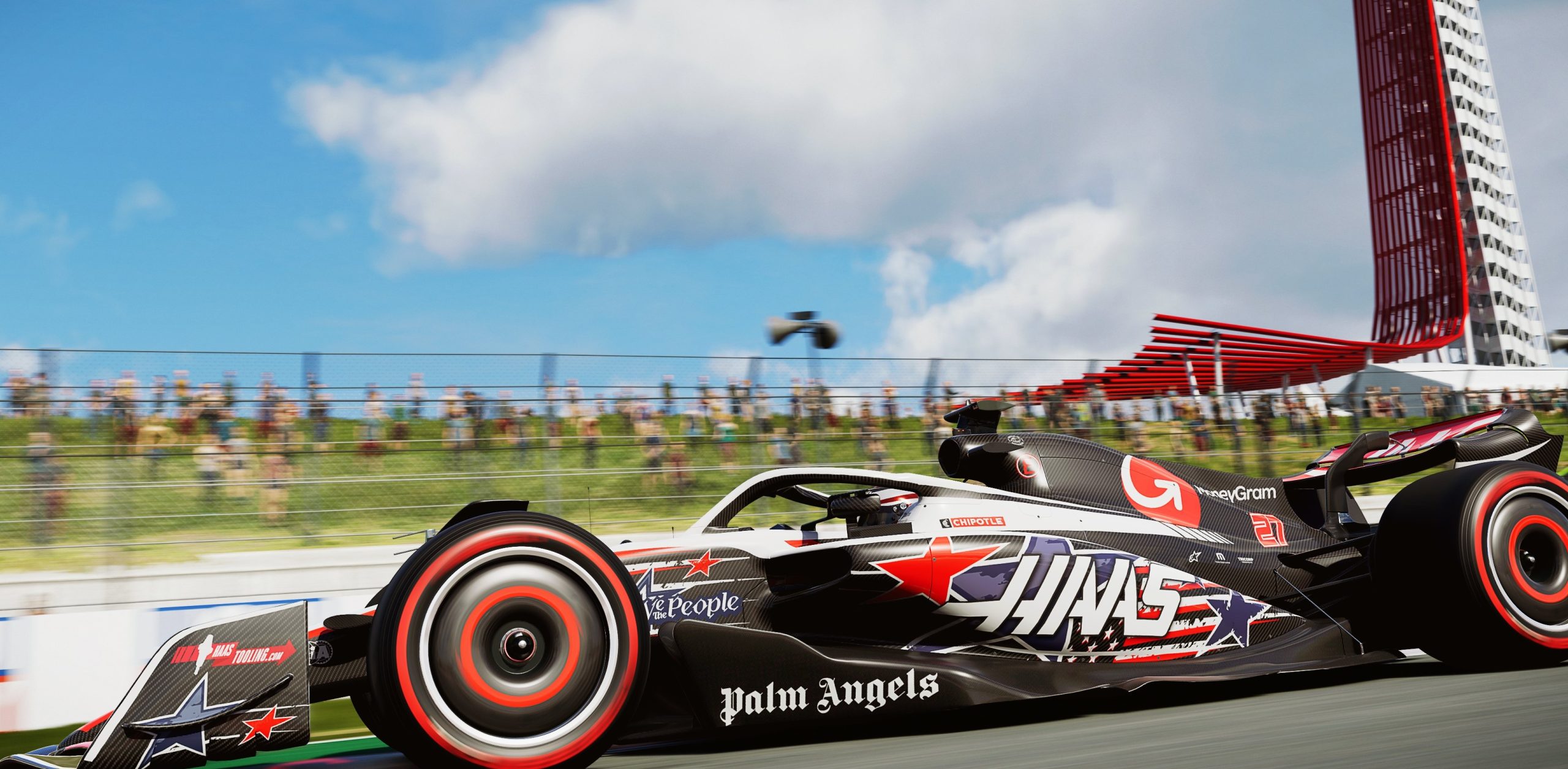 Haas with new livery for Austin