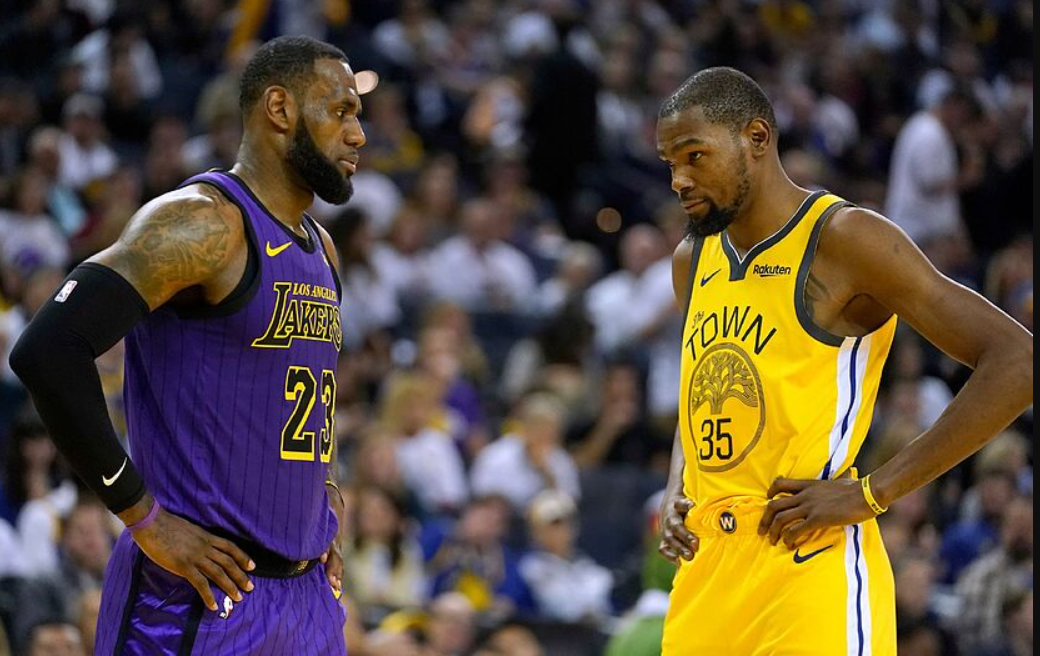 Durant and LeBron meet again on court as Suns beat Lakers 123-100