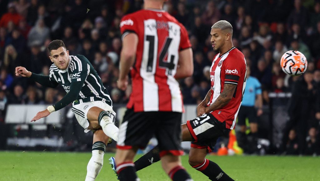 Dalot screamer secures Man. United win against Sheffield Utd