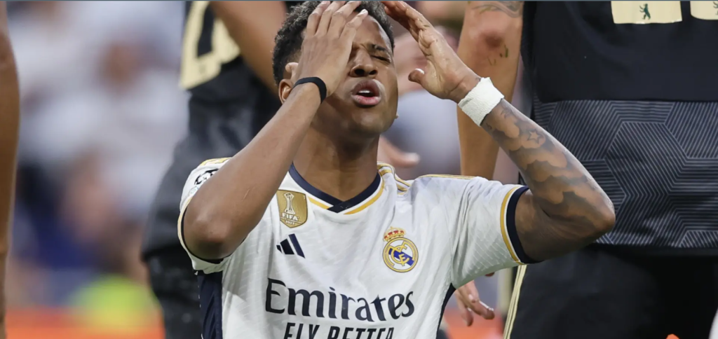 Real Madrid’s Rodrygo apologizes for penalty snub