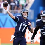 Titans’ Tannehill suffers ankle problem, carted off