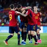 Two late goals help Spain overpower Scotland