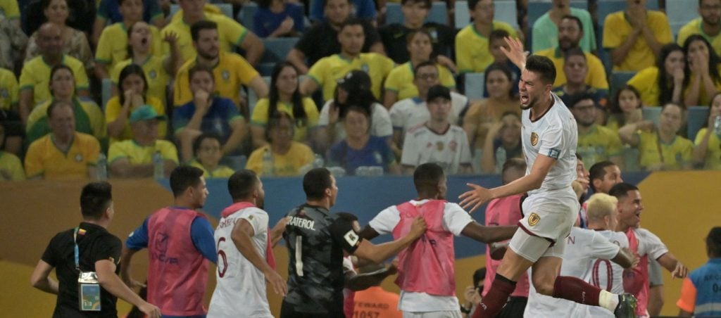 Bello’s goal secures a point for Venezuela vs. Brazil