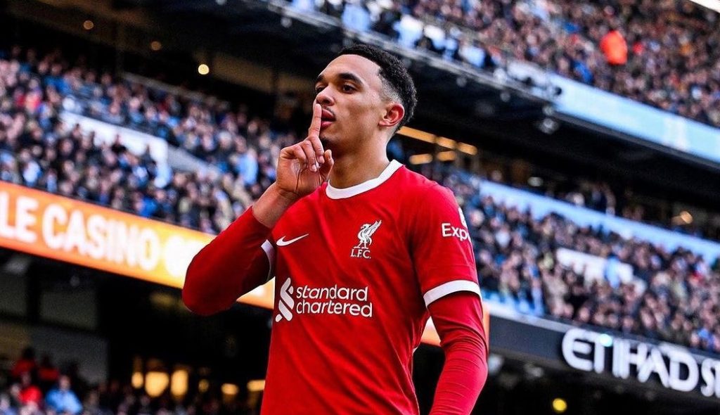 Alexander-Arnold may face punishment for unusual celebration vs. City