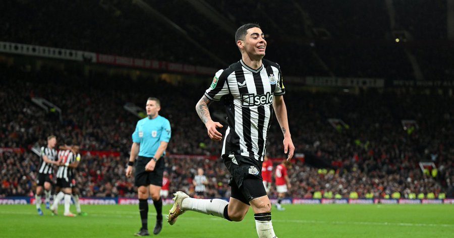 Newcastle eliminate Man United from EFL Cup after 3-0 at Old Trafford
