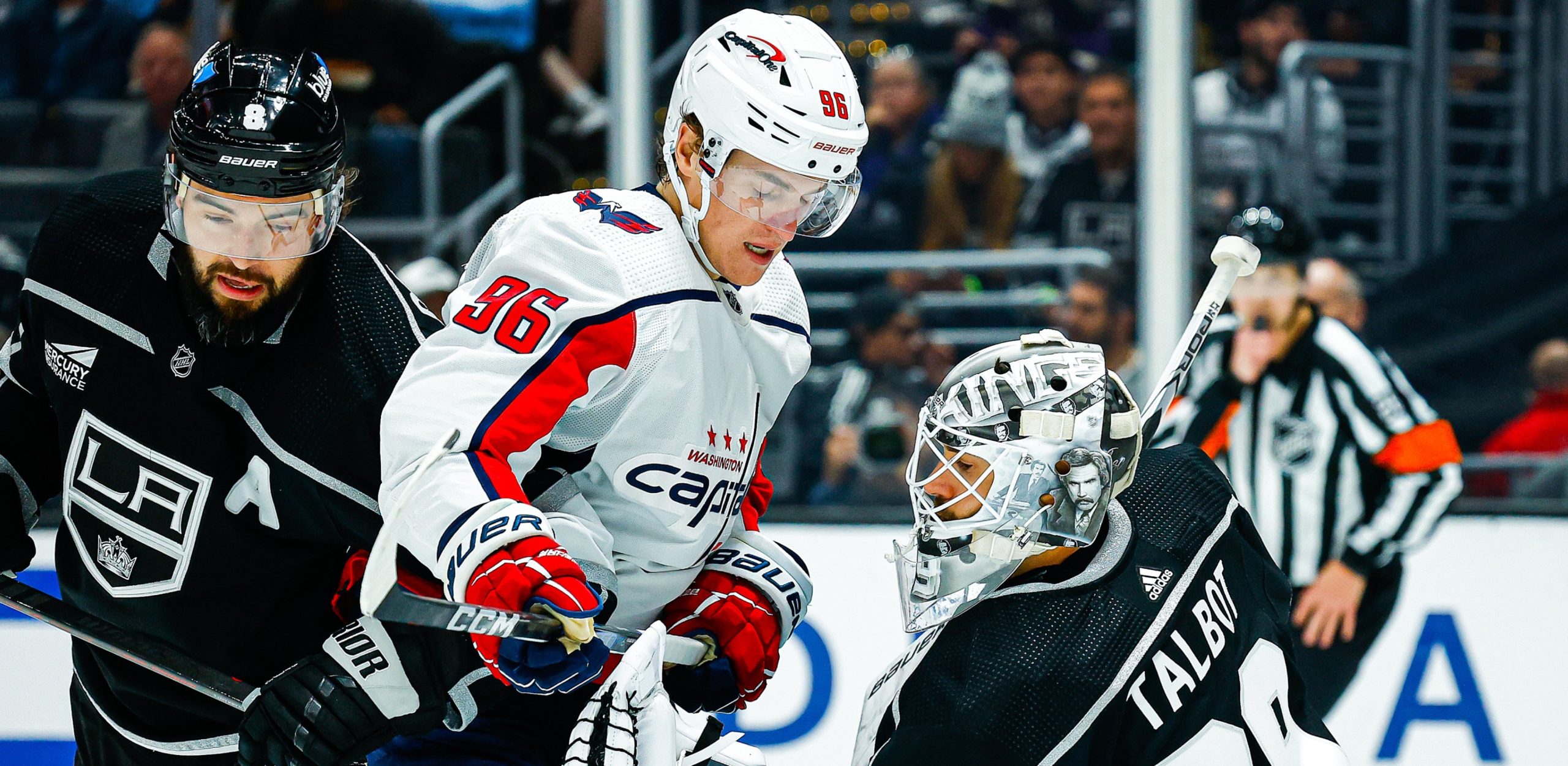 Capitals end Kings’ 5-game winning streak with narrow 2-1 victory