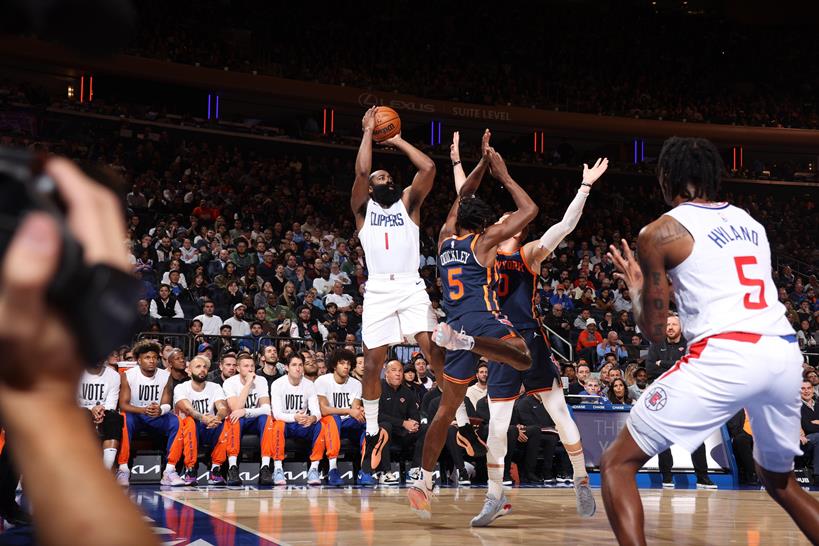 Clippers lose to Knicks 111:97 in Harden’s debut