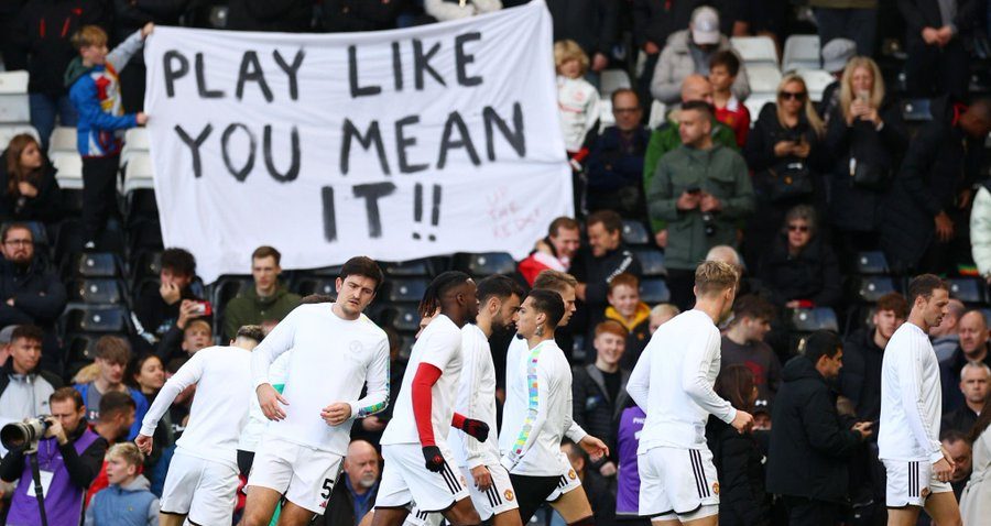 Ten Hag supports ‘Play Like You Mean It’ banner