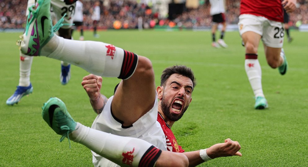 Fernandes scores late winner For Man United to save Ten Hag 14