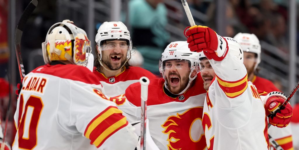 Andersson’s OT goal hands Flames 4-3 win over Kraken