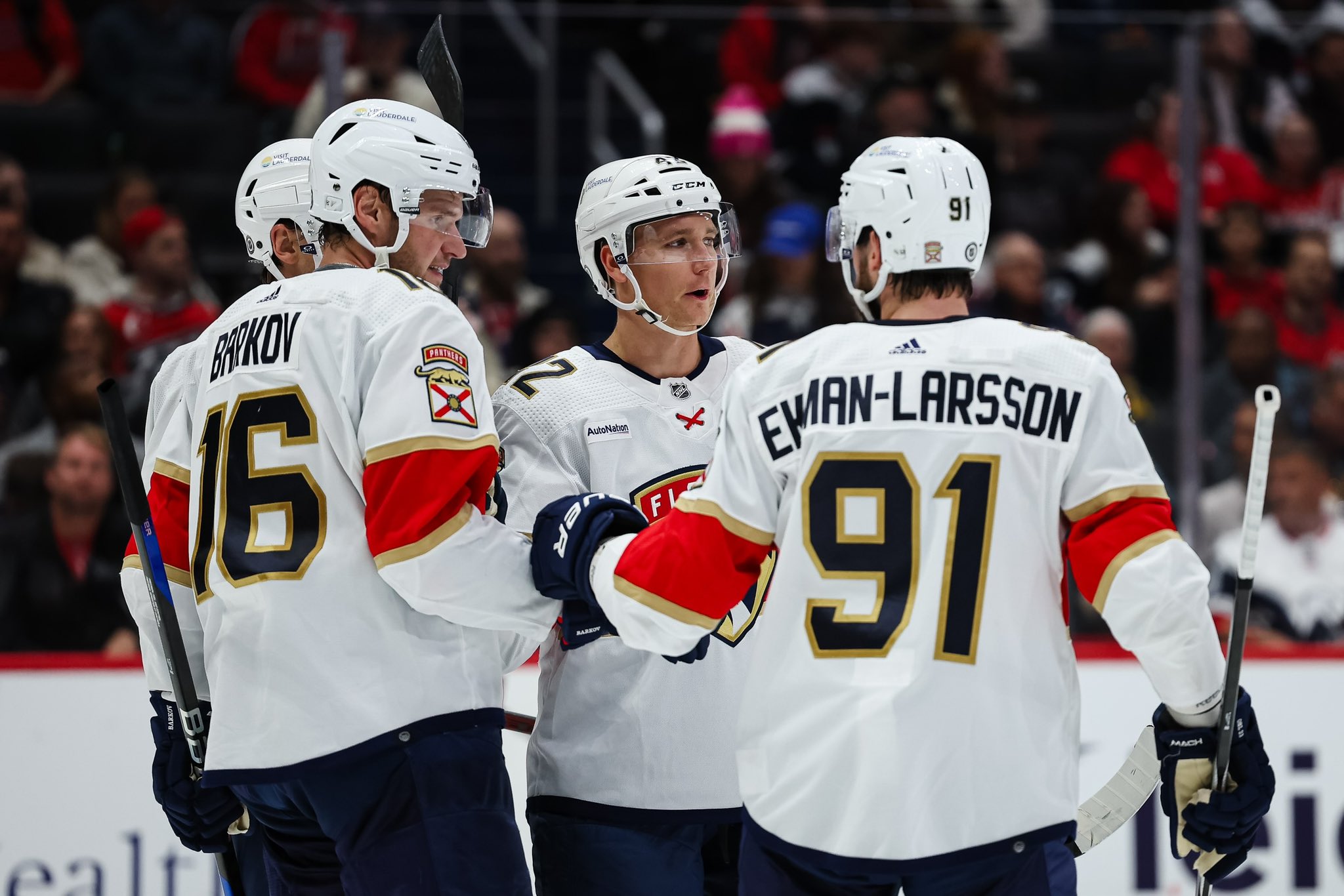 Panthers turn it around to beat Capitals 4-3 in OT