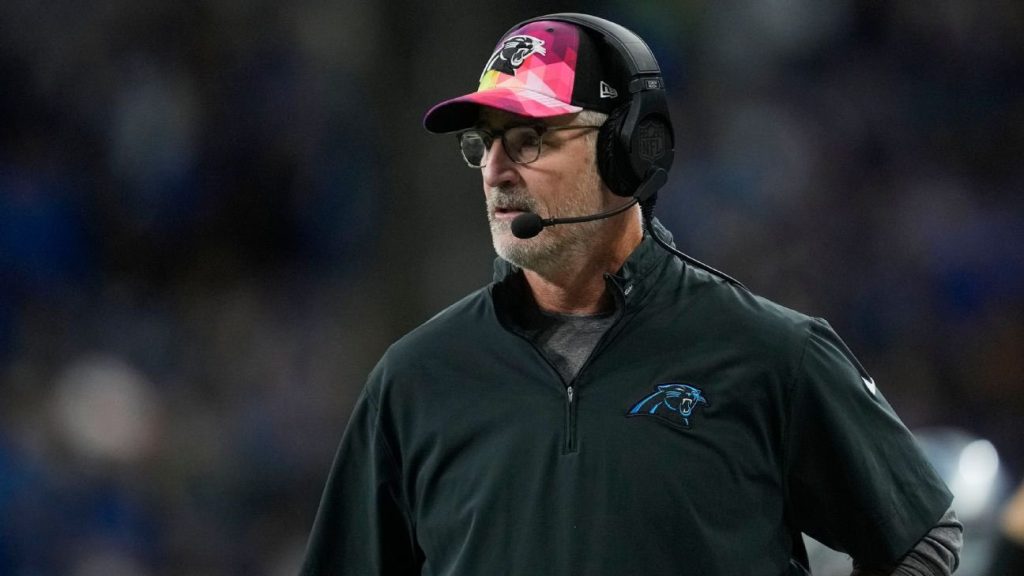 Frank Reich sacked by the Panthers after dismal start of 2023-24