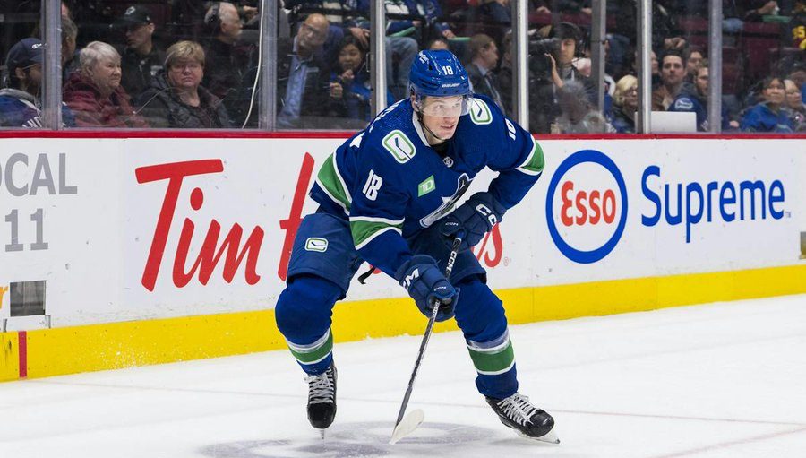 Vancouver places forward Studnicka on waivers