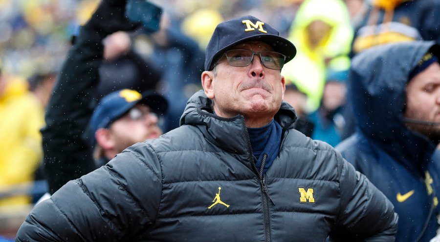 Big 10 suspends Michigan's Harbaugh from sideline 13